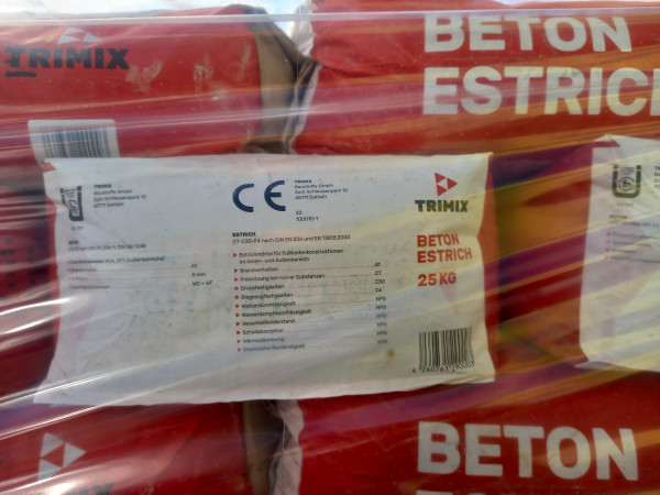 Beton / Estrich 25 kg Sonderangebot