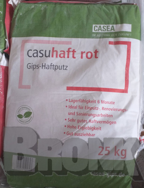 Casuhaft rot Gips-Leicht-Haftputz