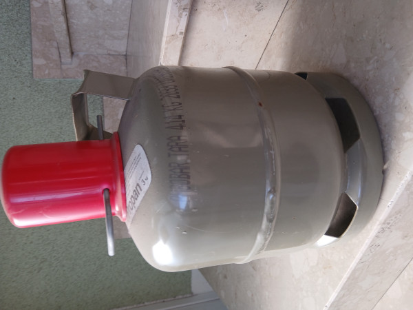 Stahl-Gasflasche ohne Füllung 3 kg SONDERANGEBOT! TÜV 2033