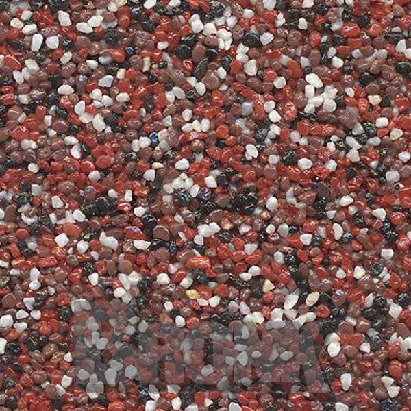 Mosaikputz Buntsteinputz 15 kg, Körnung 1,0-1,6 mm weiß-braun-rot-schwarz TM66