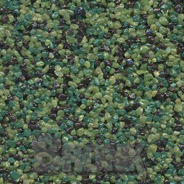 Mosaikputz Buntsteinputz 15 kg, Körnung 1,0-1,6 mm hellgrün-dunkelgrün-braun TM60