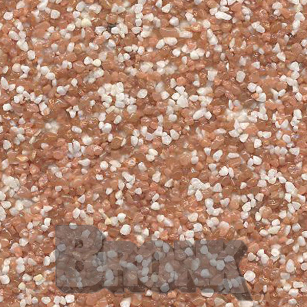 Mosaikputz Buntsteinputz 15 kg, Körnung 1,0-1,6 mm orange-weiß TM45