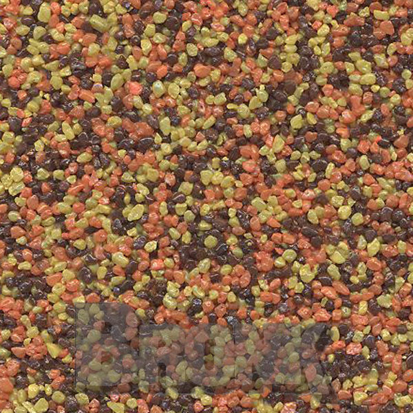Mosaikputz Buntsteinputz 15 kg, Körnung 1,0-1,6 mm gelb-orange-braun TM56
