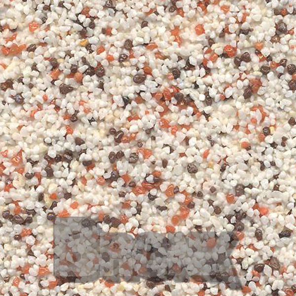 Mosaikputz Buntsteinputz 15 kg, Körnung 1,0-1,6 mm beige-rot-braun TM12