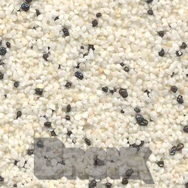 Mosaikputz Buntsteinputz 15 kg, Körnung 1,0-1,6 mm beige-schwarz TM8