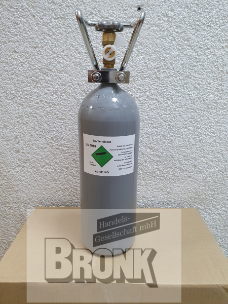 CO2 Kohlendioxid 2 kg Flasche gefüllt